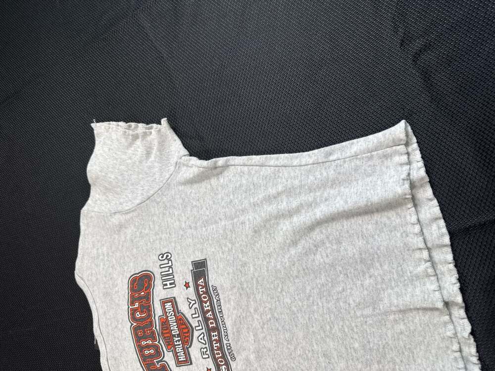 Vintage 2000 Harley-Davidson Sturgis Black Hills Rally 60th Baby Tee Size S - Picture 10 of 12